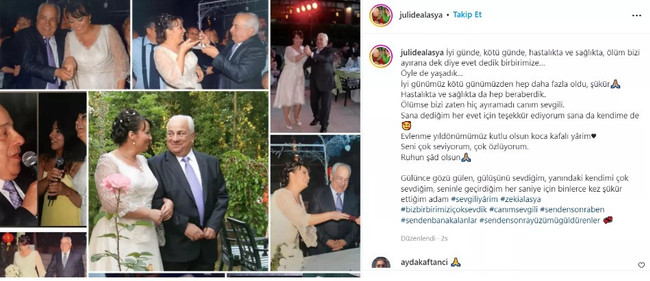 Zeki Alasya'nın eşinden duygusal paylaşım - Resim : 1