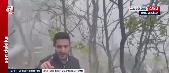 A Haber ekibi helikopterin enkazına ulaştı - Resim : 1