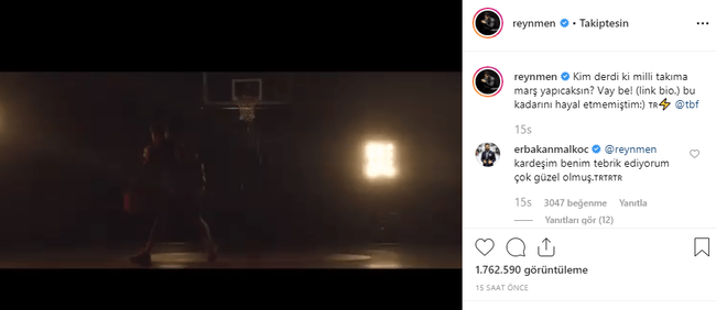 Reynmen’den A Milli Basketbol Takımı için şarkı! - Resim : 1