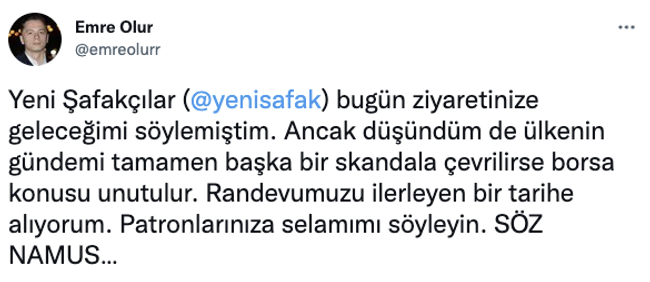 "Sizi ziyaret edeceğim" demişti: Sedat Peker'den 'Yeni Şafak' paylaşımı! - Resim : 1