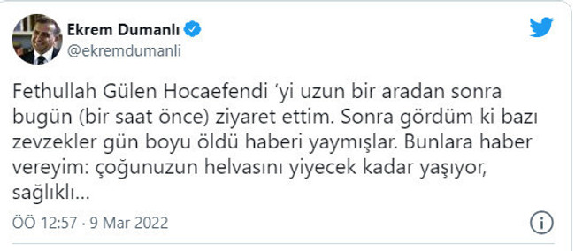 Hastalandığını açıklamıştı: FETÖ elebaşı Fethullah Gülen öldü iddiası! - Resim : 3