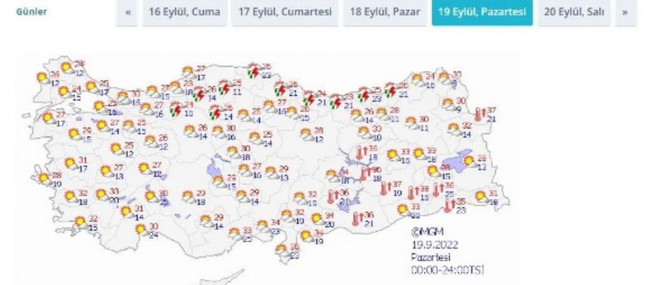 Meteoroloji'den yüksek sıcaklık ve sağanak uyarısı - Resim : 4
