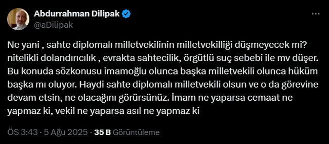 Abdurrahman Dilipak'dan bomba iddia: '40 vekilin diploması şaibeli, 3 ay içinde seçim olabilir' - Resim : 2