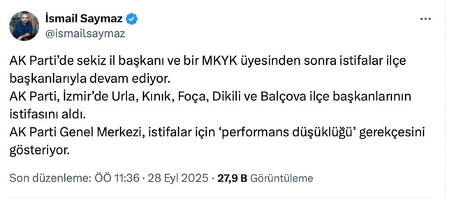 ‘AK Parti’de 5 ismin istifası alındı’ iddiası! Sebebi ortaya çıktı… - Resim : 1