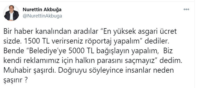 Haber kanalından belediye başkanına ahlaksız teklif - Resim : 1