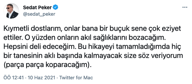 Sedat Peker son videosundaki iddialara ilişkin bahsi artırdı! ‘Kafama sıkarım’ dedi - Resim : 2