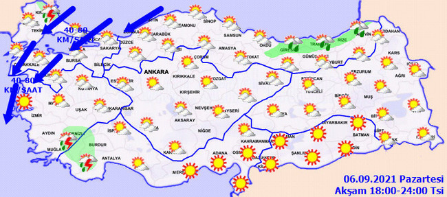 15 il için Meteoroloji’den sağanak yağış uyarısı! - Resim : 1
