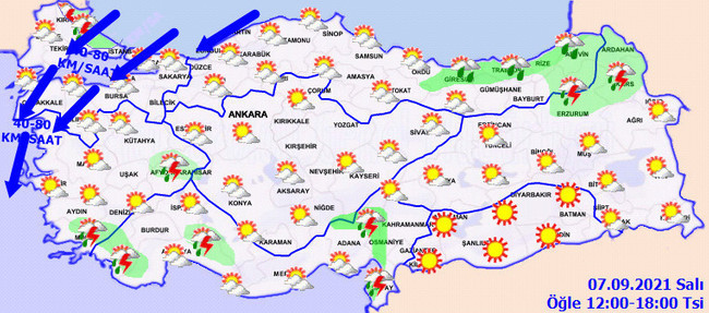 15 il için Meteoroloji’den sağanak yağış uyarısı! - Resim : 3