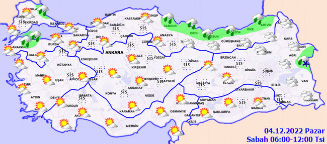 Meteoroloji’den kar ve sağanak uyarısı! İşte il il 4 Aralık hava durumu… - Resim : 2
