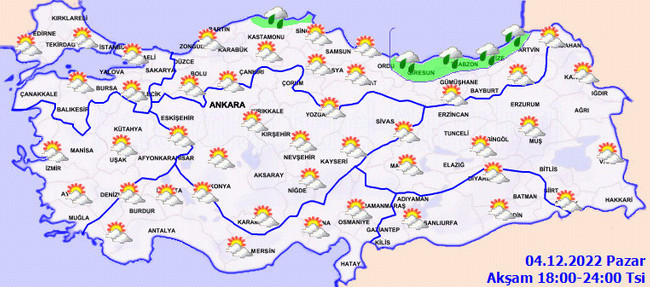 Meteoroloji’den kar ve sağanak uyarısı! İşte il il 4 Aralık hava durumu… - Resim : 4