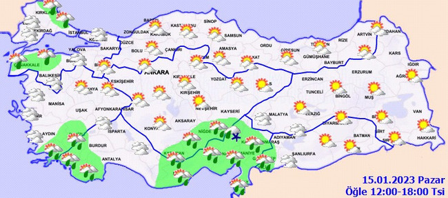 Meteoroloji’den 11 ile sağanak uyarısı! İşte il il 15 Ocak hava durumu… - Resim : 3