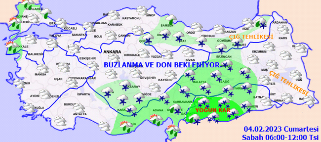 Meteoroloji’den kuvvetli kar ve yağmur uyarısı! İşte il il 4 Şubat hava durumu… - Resim : 2