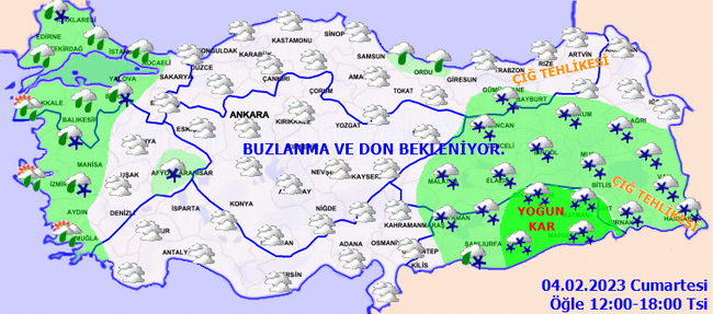 Meteoroloji’den kuvvetli kar ve yağmur uyarısı! İşte il il 4 Şubat hava durumu… - Resim : 3