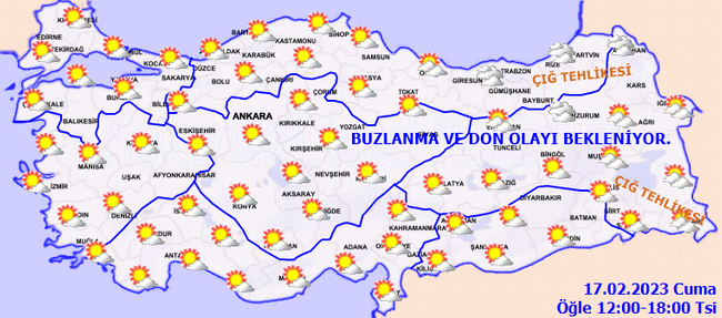 Meteoroloji’den kar yağışı uyarısı geldi! İşte il il 17 Şubat hava durumu… - Resim : 3