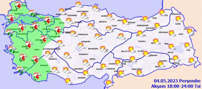 Meteoroloji uyardı: Birçok il için yağış alarmı! İşte il il 4 Mayıs hava durumu… - Resim : 4