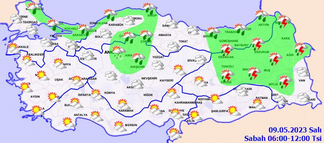 Meteoroloji uyardı: Soğuk günler geri dönüyor! İşte il il 9 Mayıs hava durumu… - Resim : 2