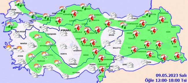 Meteoroloji uyardı: Soğuk günler geri dönüyor! İşte il il 9 Mayıs hava durumu… - Resim : 3