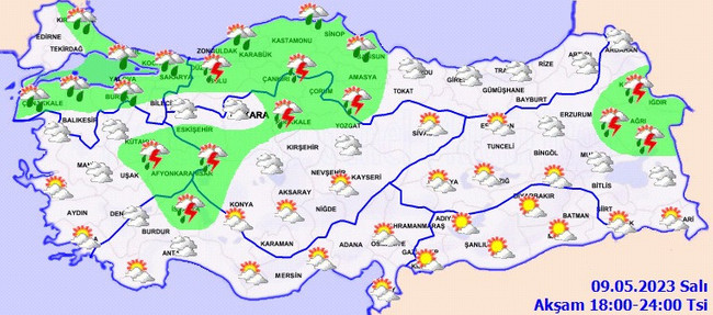 Meteoroloji uyardı: Soğuk günler geri dönüyor! İşte il il 9 Mayıs hava durumu… - Resim : 4