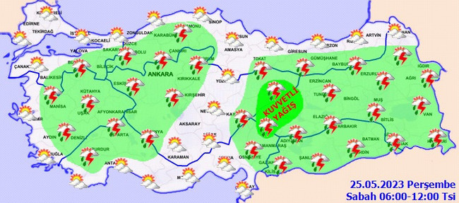 Meteoroloji’den birçok il için sağanak uyarısı! İşte il il 25 Mayıs hava durumu… - Resim : 2