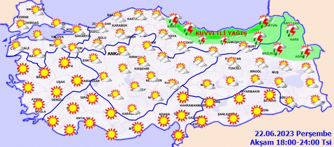 Meteoroloji’den altı il için uyarı: Kuvvetli olacak! İşte il il 22 Haziran hava durumu… - Resim : 5