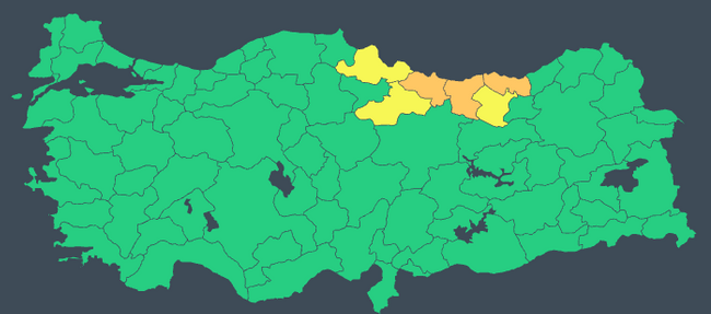 Meteoroloji il il uyardı: Sarı ve turuncu alarm verdi! İşte il il 23 Haziran hava durumu… - Resim : 1