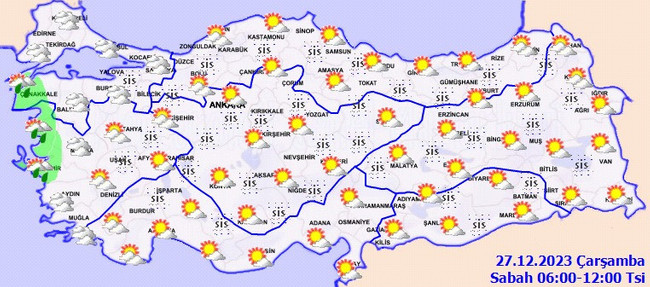 Meteoroloji’den İstanbul ve birçok il için sağanak uyarısı! İşte il il 27 Aralık hava durumu… - Resim : 2