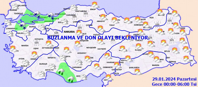 Meteoroloji’den 7 il için kuvvetli kar yağışı uyarısı! İşte il il 28 Ocak hava durumu… - Resim : 6