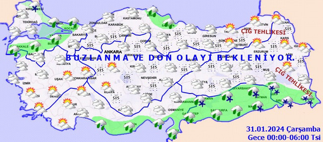 Meteoroloji’den kar yağışı ve fırtına uyarısı! İşte il il 30 Ocak hava durumu… - Resim : 6