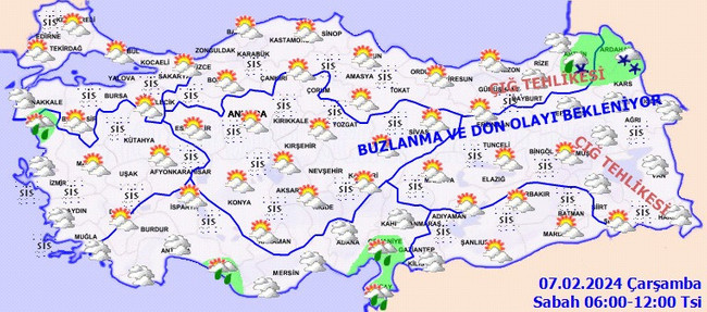 Meteoroloji’den sağanak ve kar yağışı uyarısı! İşte il il 7 Şubat hava durumu… - Resim : 3