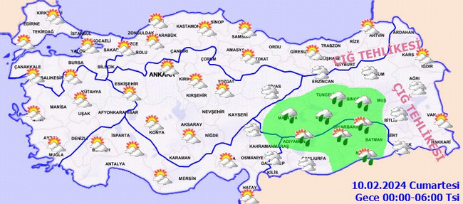Meteoroloji’den 15 il için sarı kodlu uyarı: Sağanak geliyor! İşte il il 9 Şubat hava durumu… - Resim : 6