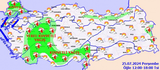 Sıcaklık çakılıyor: 14 kent için sarı kodlu uyarı! İşte il il 25 Temmuz Perşembe hava durumu… - Resim : 4