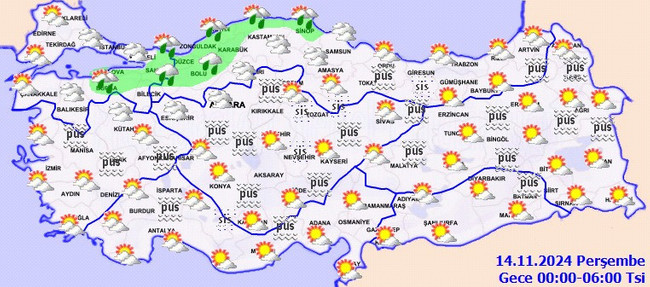 Meteoroloji’den çok sayıda kente sağanak uyarısı! İşte il il 13 Kasım Çarşamba hava durumu… - Resim : 5
