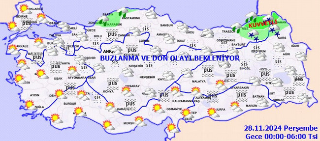 Meteoroloji’den 3 kente sarı kodlu uyarı: Kuvvetli olacak! İşte il il 27 Kasım Çarşamba hava durumu… - Resim : 6