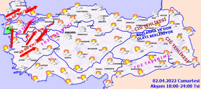 Meteoroloji'den hava durumu uyarıları peş peşe geldi! Yağmur ve fırtınaya dikkat - Resim : 3