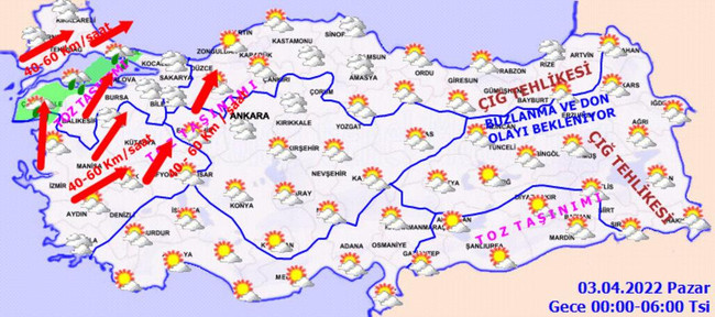Meteoroloji'den hava durumu uyarıları peş peşe geldi! Yağmur ve fırtınaya dikkat - Resim : 4