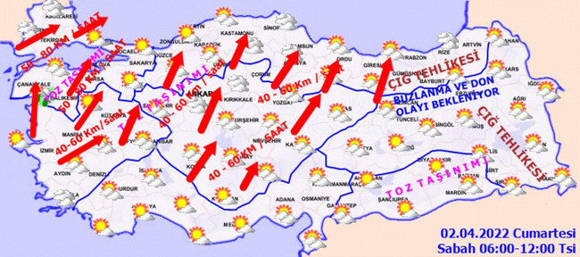 Meteoroloji'den hava durumu uyarıları peş peşe geldi! Yağmur ve fırtınaya dikkat - Resim : 1