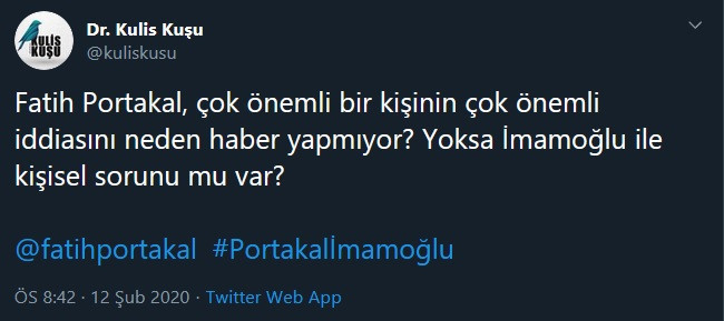Sosyal medyada Fatih Portakal tartışması! - Resim : 1