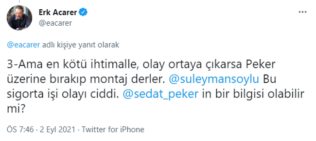 Süleyman Soylu’nun sigorta şirketinde şok gelişme! Yurtdışı kaynaklı sitelere düştü... - Resim : 3