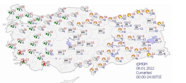 Hafta sonu plan yapanlar dikkat! Meteoroloji'den sağanak yağmur uyarısı - Resim : 1