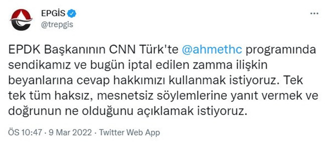 Akaryakıtta zam tartışması: EPDK'dan EPGİS hakkında suç duyurusu! - Resim : 2