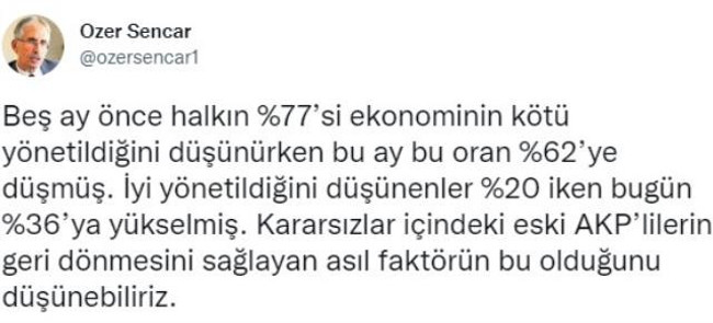 Vatandaşa "Ekonomi nasıl?" diye soruldu! 5 ay önceki sonuçla şimdi arasında büyük bir fark var - Resim : 2