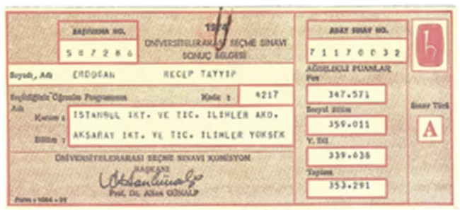 Fahrettin Altun paylaştı! İşte Cumhurbaşkanı Erdoğan'ın mezuniyet belgeleri! - Resim : 5