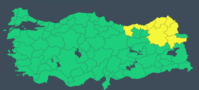 Meteoroloji’den 8 kent için sarı kodlu uyarı! İşte il il 19 Temmuz Cuma hava durumu… - Resim : 1