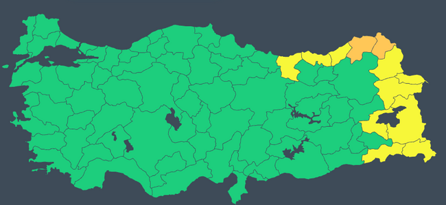 Meteoroloji’den sağanak ve kar yağışı uyarısı! İşte il il 7 Şubat hava durumu… - Resim : 1