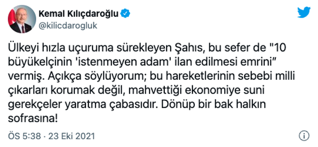 Kemal Kılıçdaroğlu'ndan Erdoğan'a 'istenmeyen adam' tepkisi! "Ülkeyi uçuruma sürükleyen şahıs..." - Resim : 1
