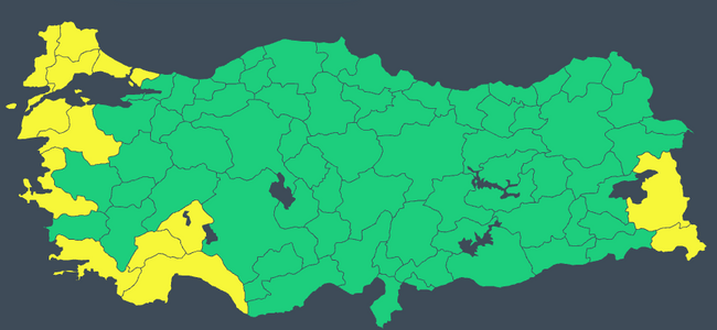 Meteoroloji’den İstanbul dahil 13 il için sarı kodlu uyarı! İşte il il 10 Mayıs Cuma hava durumu… - Resim : 1