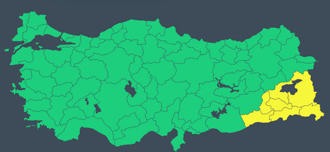 7 kente sarı kodlu uyarı: Sağanak ve kar yağışı… İşte il il 3 Kasım Pazar hava durumu! - Resim : 1