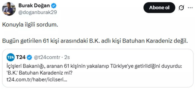 Batuhan Karadeniz Türkiye'ye iade edildi mi? Gerçek ortaya çıktı! - Resim : 3