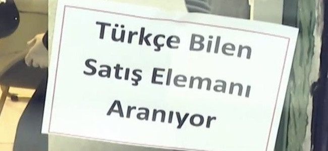 İstanbul'un göbeğinde şaşırtan iş ilanı: Türkçe bilen eleman aranıyor - Resim : 1