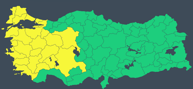 Meteoroloji’den çok sayıda il için uyarı geldi! İşte il il 25 Mart hava durumu… - Resim : 1